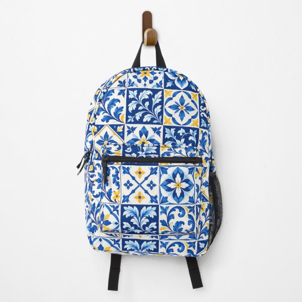 Artikelvorschau, Azulejo Patchwork – Blau & Gelb entworfen und verkauft von lbl-shop.