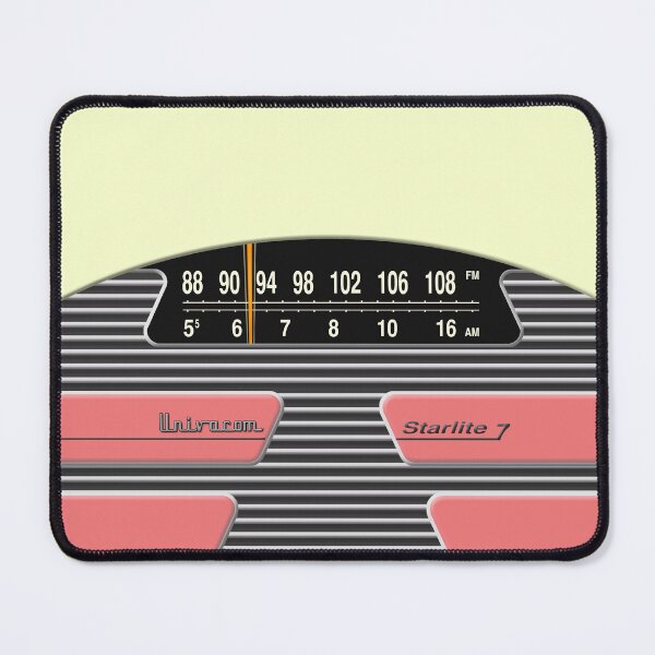 Item preview, Transistor Radio - Starlite 7 in Salmon & Creme designed and sold by ubiquitoid.