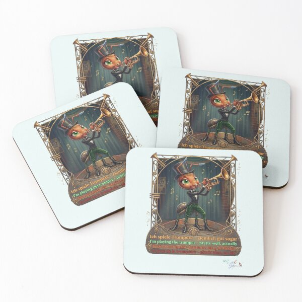 Item preview, Ant MALÚ by HERMIE: Trumpet Jazz Band Retro Music Pop Art designed and sold by HERMIE-design.