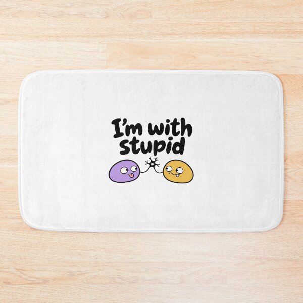 Item preview, I'm With Stupid – Funny Sarcastic Saying designed and sold by AMICO77.