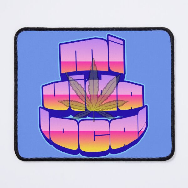 Item preview, Mi Vida Loca Cannabis Sunset Graphic Art designed and sold by obalartsMerch.