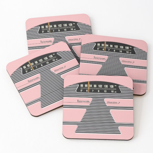 Item preview, Transistor Radio - Starlite 7 in Vintage Pink designed and sold by ubiquitoid.