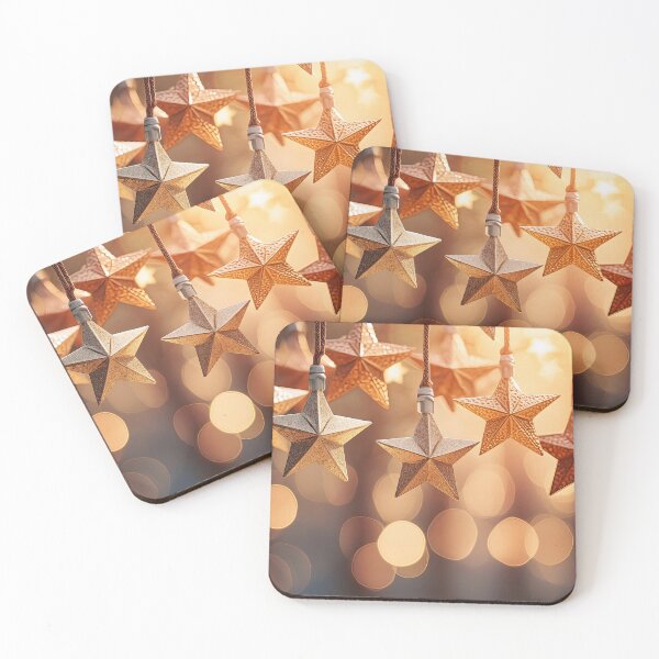 Item preview, Star-shaped lights twinkle in warm hues, creating a magical atmosphere designed and sold by homydesign.