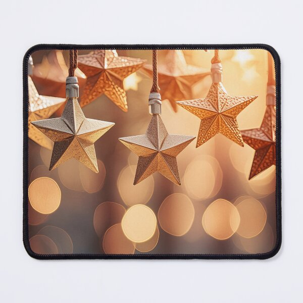 Item preview, Star-shaped lights twinkle in warm hues, creating a magical atmosphere designed and sold by homydesign.