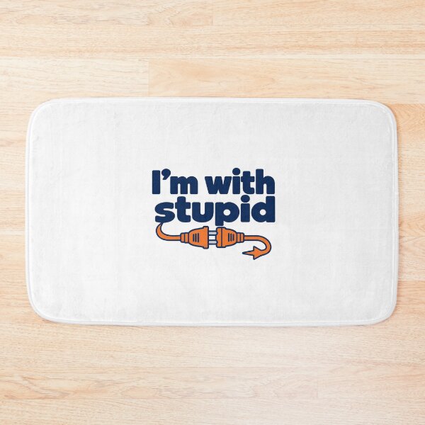 Item preview, I'm With Stupid – Funny Sarcastic Saying designed and sold by AMICO77.