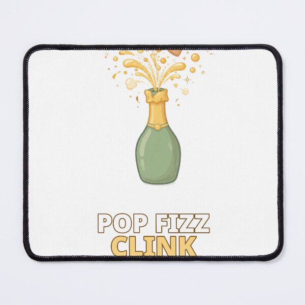 Item preview, Pop Fizz Clink Champagne New Year designed and sold by ThreeFlyingAces.