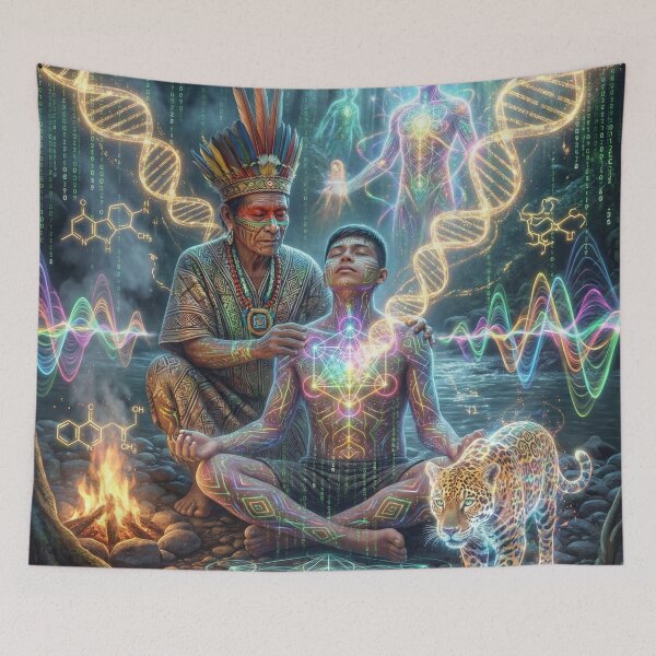 Item preview, Ancient Wisdom — Soul Healing · Unique Spiritual Art · Sacred Threshold designed and sold by RoninGangStudio.