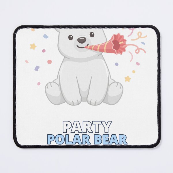 Item preview, Party Polar Bear New Year Celebration designed and sold by ThreeFlyingAces.