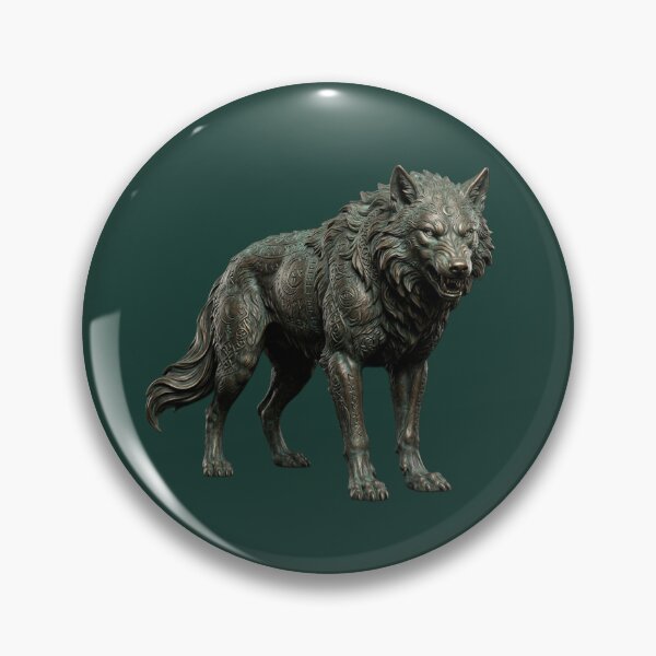 Item preview, Mystical Wolf in Aged Bronze designed and sold by FASAventuras.