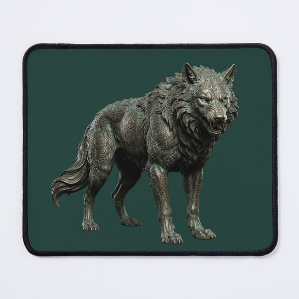 Item preview, Mystical Wolf in Aged Bronze designed and sold by FASAventuras.