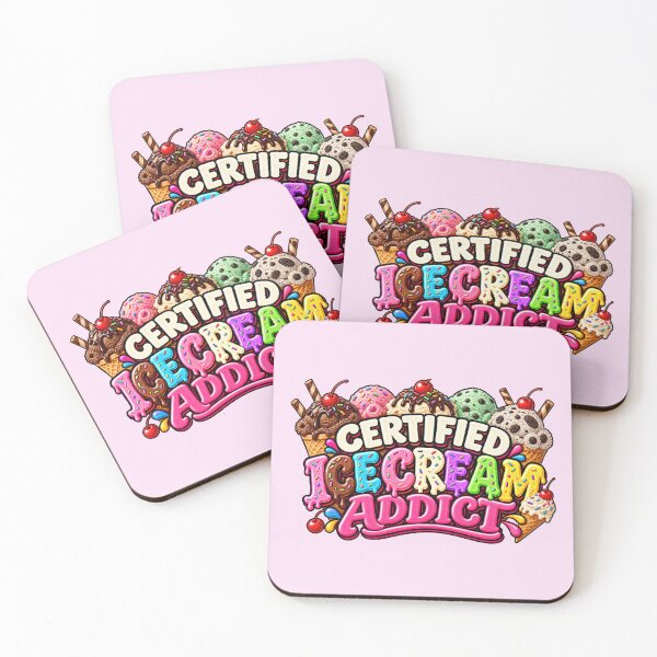 Item preview, Certified Ice Cream Addict designed and sold by Elisabeth Lucas.