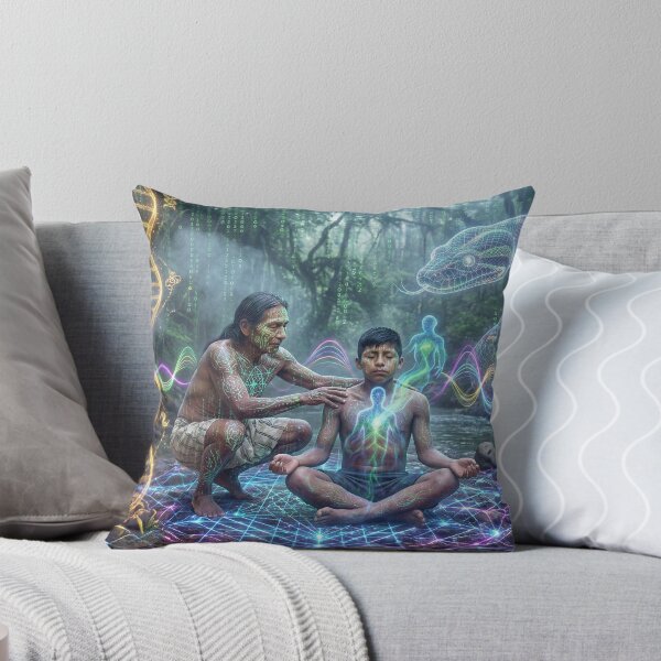 Item preview, Visions of the Spirit · Sacred Medicine and Spiritual Psychedelic Art designed and sold by RoninGangStudio.