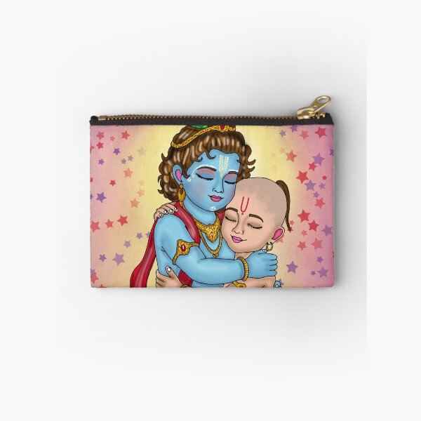 Item preview, Krishna Sudama Digital Drawing | Hindu Friendship and Devotional Art designed and sold by Harshit_Digital_Arts.