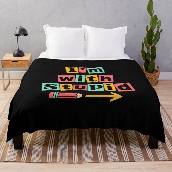Item preview, I'm With Stupid – Funny Sarcastic Saying designed and sold by AMICO77.