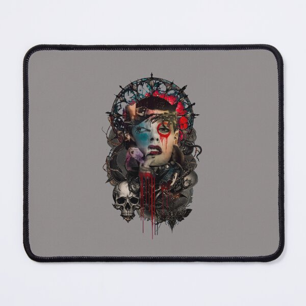 Item preview, Intense Color Split Face Collage Graphic-78 designed and sold by MartinSchnepel.
