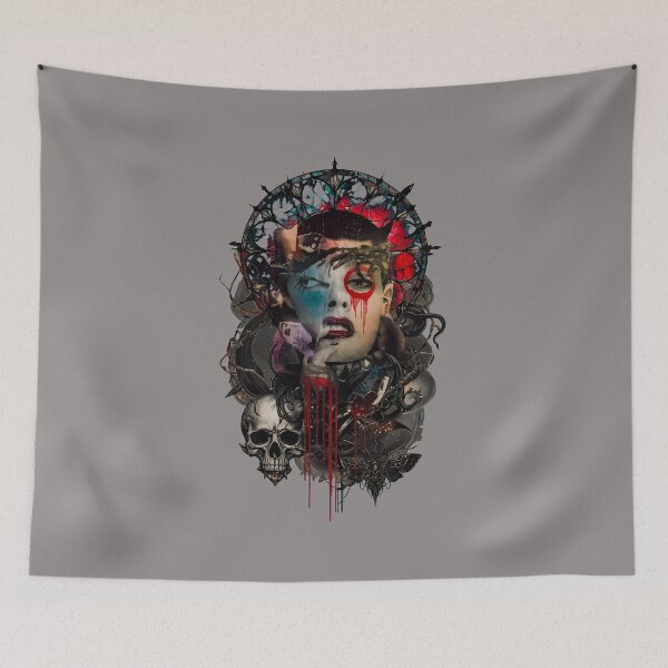 Item preview, Intense Color Split Face Collage Graphic-78 designed and sold by MartinSchnepel.