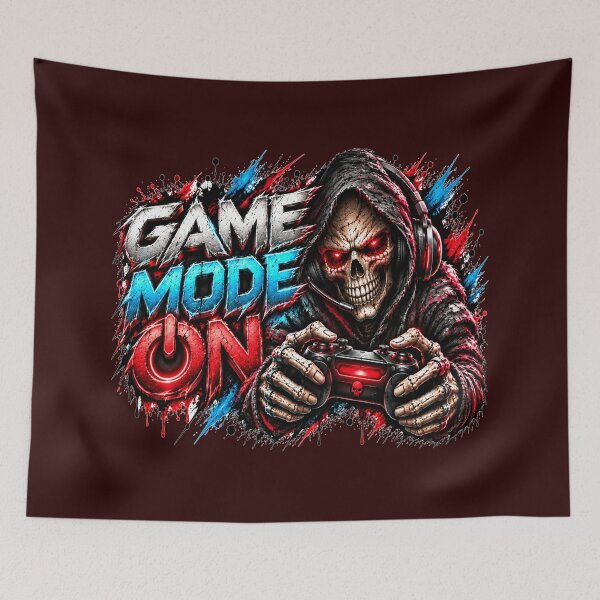 Item preview, Game Mode On Gaming Skeleton Controller Gamer Aesthetic designed and sold by CalineczkaStudio.