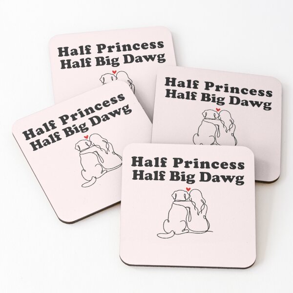 Artikelvorschau, Halb Prinzessin, halb großer Hund – lustig, sarkastisch entworfen und verkauft von PatternFariss.