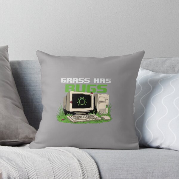 Item preview, Grass Has Bugs Vintage PC Debugging Shirt-64 designed and sold by EliasFerfer.