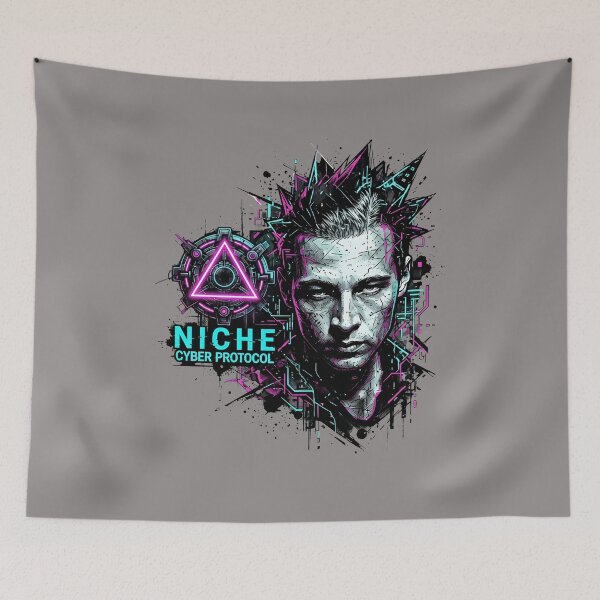 Item preview, Intense Mono Portrait Graphic Apparel-69 designed and sold by MartinSchnepel.