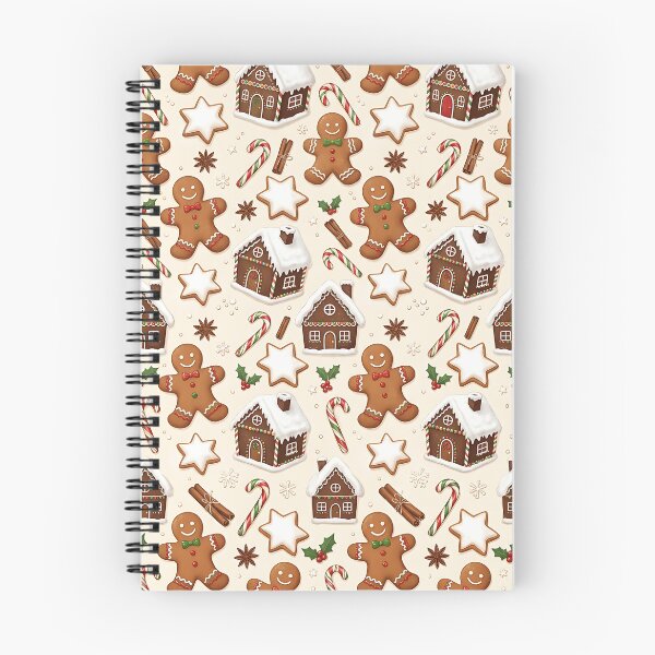 Item preview, Cozy Christmas Gingerbread Cookies Seamless Pattern designed and sold by wallpapersarts.