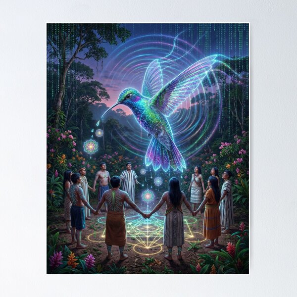 Item preview, Soul and Consciousness — Mystical Spiritual Art for Decoration and Gifts designed and sold by RoninGangStudio.