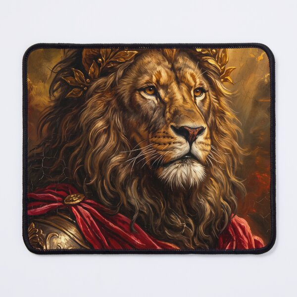 Item preview, Baroque Royal Crowned Lion - Regal Vintage Fine Art designed and sold by Pollock.