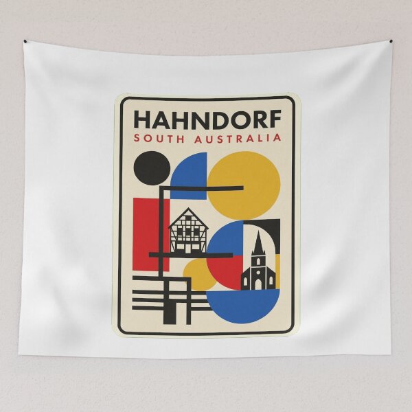 Item preview, Retro Hahndorf Bauhaus Geometric Skyline designed and sold by k3rstman1.