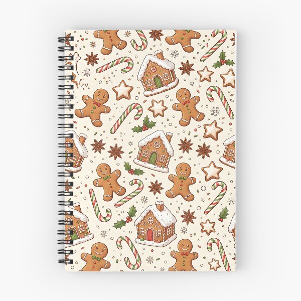 Item preview, Cozy Christmas Gingerbread Cookies Seamless Pattern designed and sold by wallpapersarts.