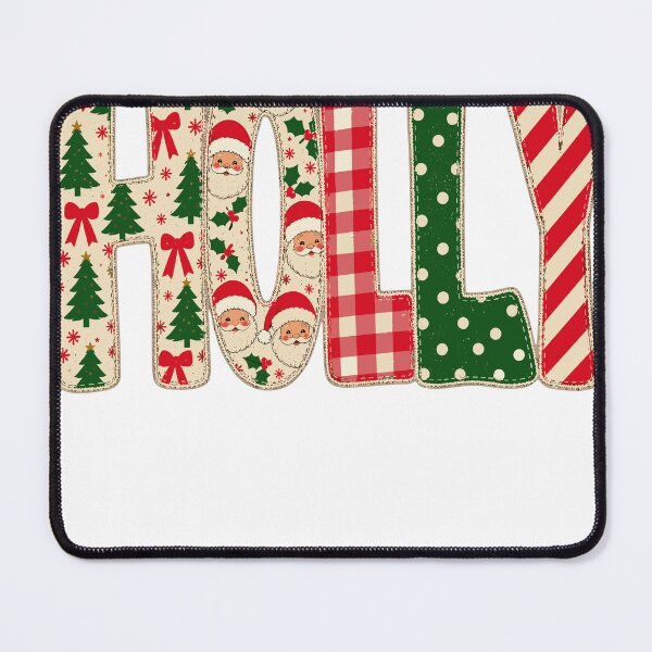 Item preview, Merry Christmas Holly Festive Pattern Lettering Holiday Typography designed and sold by JOSUQ.