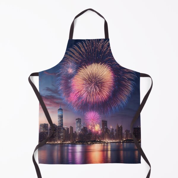 Item preview, A colorful fireworks display explodes over a city skyline designed and sold by homydesign.