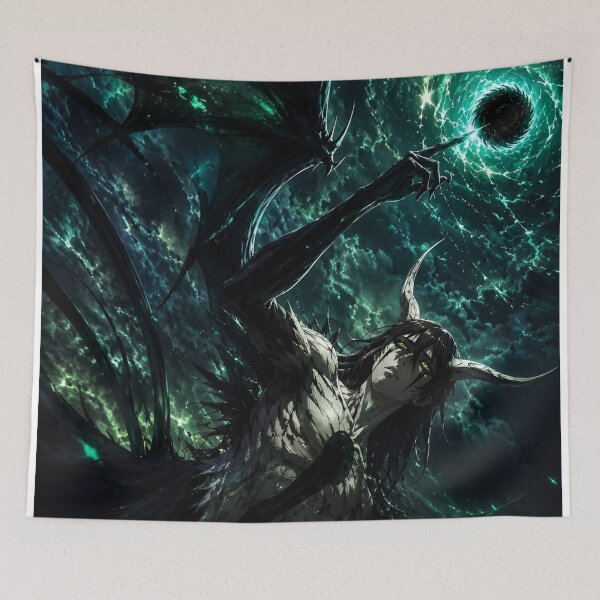 Item preview, Ulquiorra Cifer | Dark Winged Demon Warrior | Gothic Cosmic Horror Fantasy Art designed and sold by Dyan4.