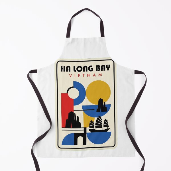Item preview, Retro Ha Long Bay Bauhaus Geometric Skyline designed and sold by k3rstman1.