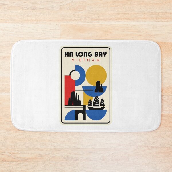 Item preview, Retro Ha Long Bay Bauhaus Geometric Skyline designed and sold by k3rstman1.