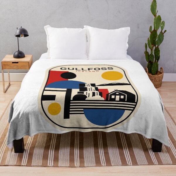 Item preview, Retro Gullfoss Bauhaus Geometric Skyline designed and sold by k3rstman1.