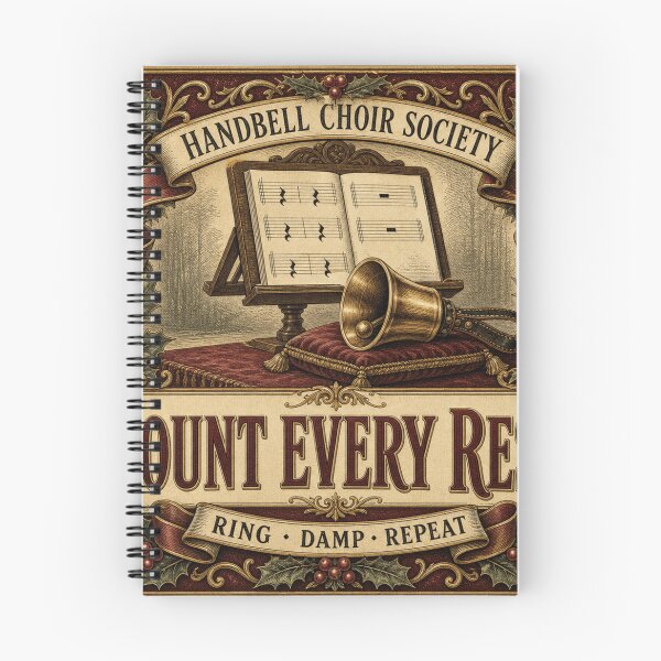 Item preview, Count Every Rest Handbell Music Score Victorian Emblem designed and sold by BoosterShop.