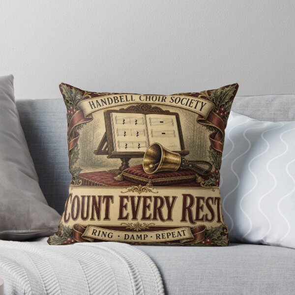 Item preview, Count Every Rest Handbell Music Score Victorian Emblem designed and sold by BoosterShop.