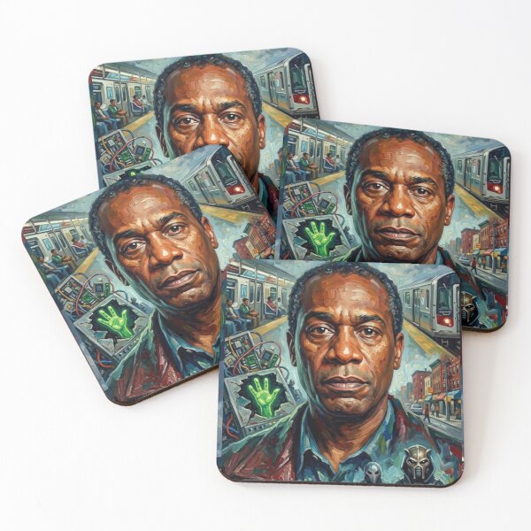 Item preview, The Brother from Another Planet Sci-Fi Fine Art Tribute designed and sold by Art's Diner.