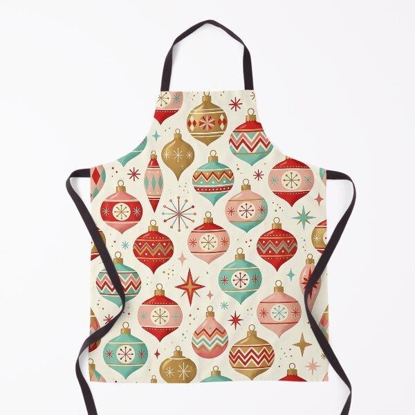 Aperçu de l'œuvre Retro Mid Century Modern Christmas Pattern créée et vendue par wallpapersarts.