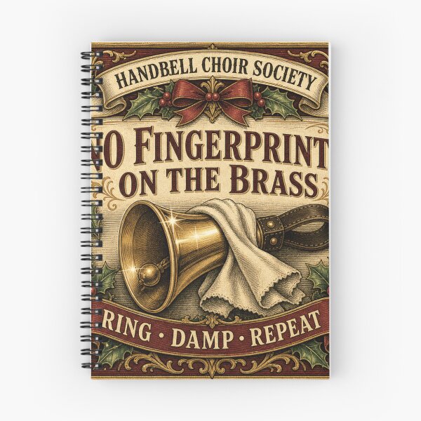 Item preview, No Fingerprints On The Brass Handbell Polishing Christmas Emblem designed and sold by BoosterShop.