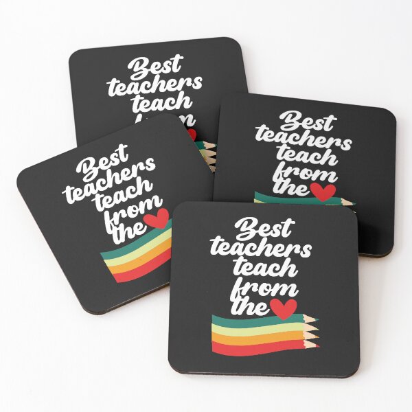 Item preview,  Best Teachers Teach From The Heart Retro School designed and sold by Qoyllur.