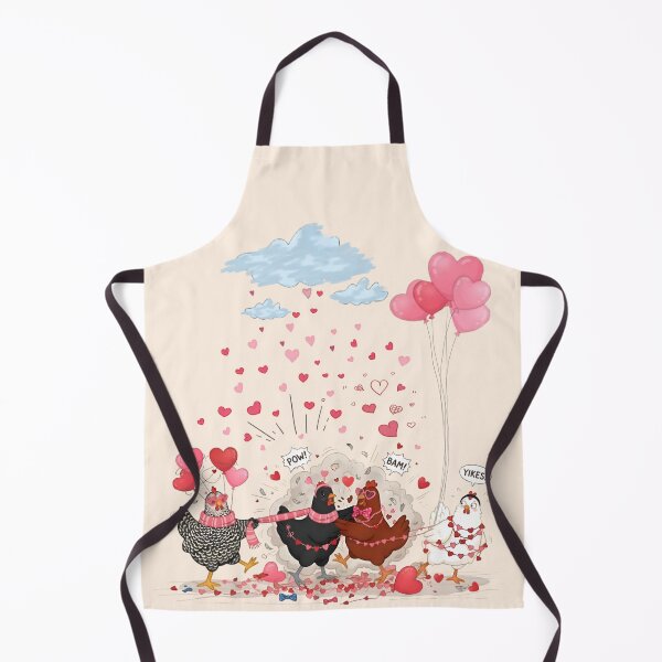 Item preview, Funny Chickens Celebrating Love designed and sold by mennawagih7.