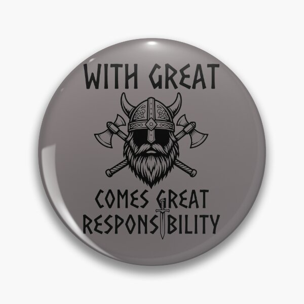 Item preview, Great Beard Responsibility Quote Tee-2 designed and sold by MichaelStol.