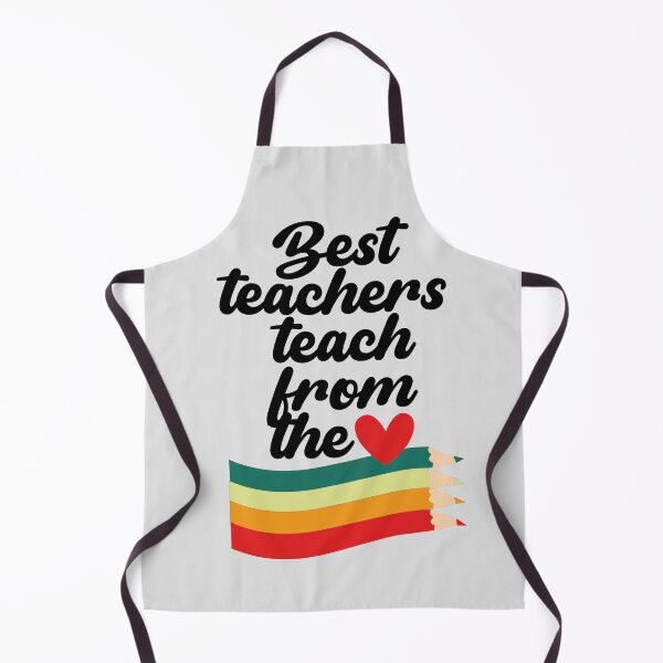 Item preview, Best Teachers Teach From The Heart Retro School designed and sold by Qoyllur.