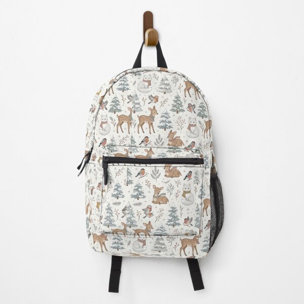 Item preview, Nordic Winter Woodland Animals Christmas Pattern designed and sold by wallpapersarts.