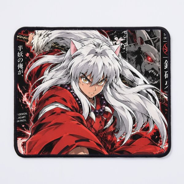 Item preview, Inuyasha | White Haired Demon Warrior | Red Kimono Samurai Fantasy Anime Art designed and sold by Dyan4.