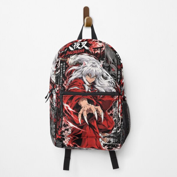 Item preview, Inuyasha | White Haired Demon Warrior | Red Kimono Samurai Fantasy Anime Art designed and sold by Dyan4.