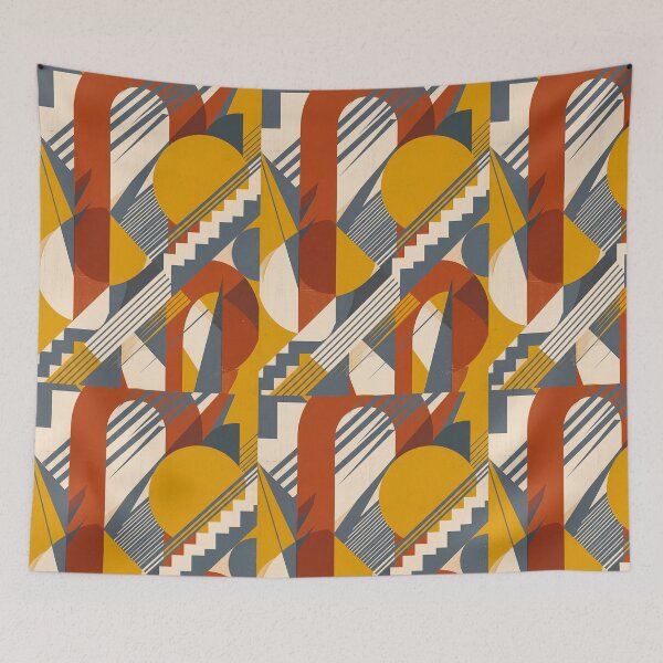 Item preview, Bauhaus Geometric Modern Arch - Minimalist Abstract Architecture designed and sold by Pollock.
