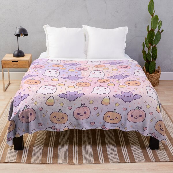 Item preview, Cute Pastel Goth Ghosts Halloween Pattern designed and sold by wallpapersarts.