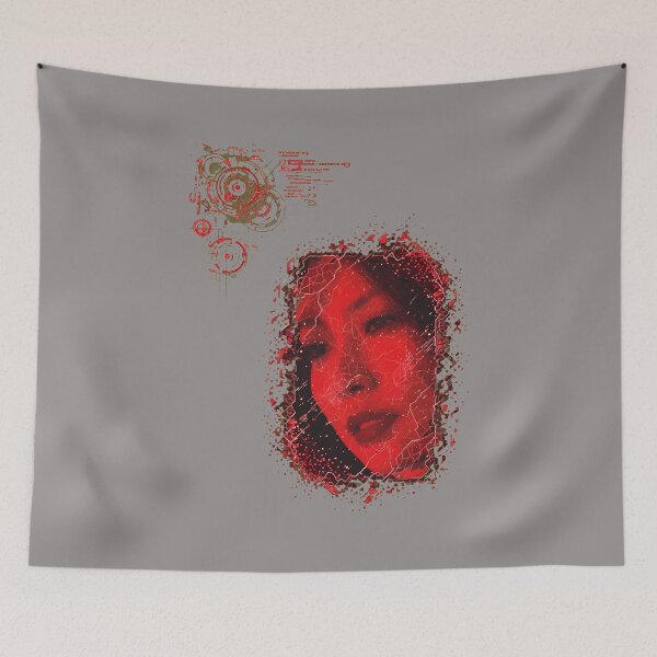 Item preview, Intense Red Portrait Graphic-6 designed and sold by ChristiSchafe.